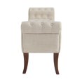 thumbnail image 3 of Louisa Natural Roll Arm Bench, 3 of 8