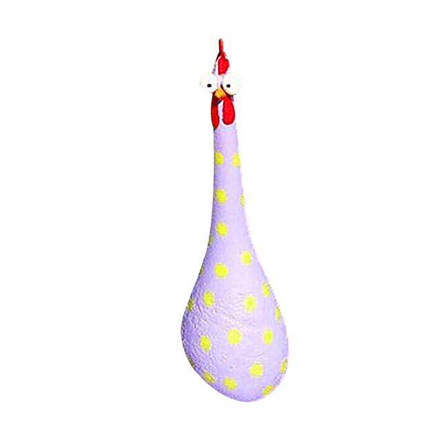 Agiferg Silly Chicken Decor Silly Concrete Chickens Resin Rooster Statues Decoration