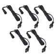 thumbnail image 1 of Deck Light Extension Cable, LED Deck Light Extension Cord Safe 5pcs Male And Female Connectors Plug And Play Lightweight  For Outdoor, 1 of 8