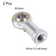 thumbnail image 3 of Uxcell Rod End Self-lubricated Left Hand Female Thread 10mm, 3 of 6