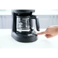 thumbnail image 3 of Cafetière programmable Mr. Coffee à 5 tasses, machine à café peu encombrante, noir, 3 of 9
