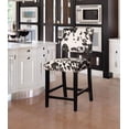 thumbnail image 5 of Tabouret de comptoir Noah imprimé vache noire, 5 of 5