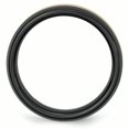 thumbnail image 2 of Ceramic Black with 14k Inlay 8mm Polished Band Ring 13 Size, 2 of 6