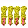 thumbnail image 2 of Thinsony 4 Pieces Tent Rope Hiking Wire Camping Supplies Multicolored Multifunctional Outdoor Lanyard Reflective Practical Safety Yellow 1Set, 2 of 6