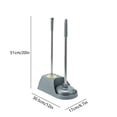 thumbnail image 3 of Suncoda Toilet Brush, Toilet Brush With Hard Bristles Bathroom Cleaning Brush Toilet Brush With Base Kit Suction Set Modern And Compact Toilet Cleaner Brush Long Handle For Bathroom, 3 of 6