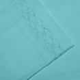 thumbnail image 2 of Hotel Luxurious, 1800 Series Super Soft Embroidery 4 PC Sheet Set (Full, Aqua), 2 of 4