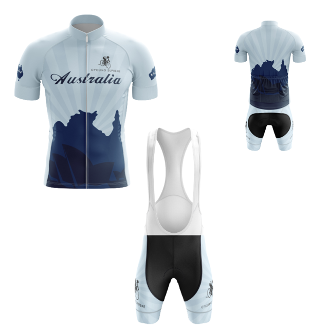 Australia Continent Men's Cycling Kit - L