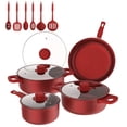 thumbnail image 1 of Bamboohart 13pcs Cookware - Kitchen Sets, 1 of 6