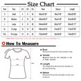 thumbnail image 3 of EQWLJWE Women Femmes Tops Casual Plus, Hauts de Summer pour Women 2024 Vacances à la Mode, Mo Summer Sexy Imprimé Régulier Women Manches Courtes Col Rond, 3 of 4