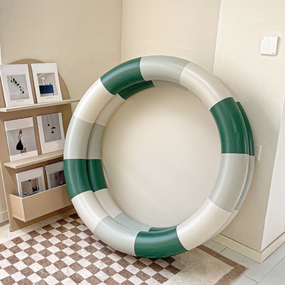 Thickened Water Pool for Kids, Folding Blow Up Swimming Pool, 3-6 Years Old Baby Wading Pool with Cute Style, Portable Inflatable Water Play Pool with PVC Material