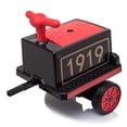thumbnail image 2 of VOLTZ TOYS Additional Passenger Carriage for 12V Electric Ride-On Train, Detachable Extension Toy Wagon Trailer with Under-Seat Storage, All-Terrain Wheels, Black, 2 of 3