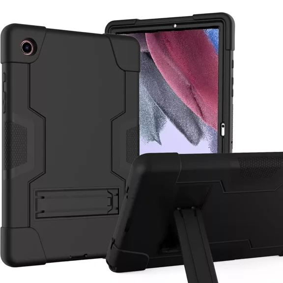 Étui pour Samsung Galaxy Tab A8 10.5 2022 SM-X200 X205 avec Béquille, Étui Robuste pour Enfants 3 en 1, Antichoc, Étui de Protection pour Tablette pour Samsung Galaxy Tab A8 10.5 - Noir