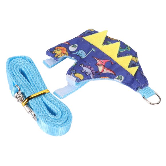 Ferret Harness Leash Set, 4 Seasons Guinea Pig Harness Nylon Webbing Comfortable Adjustable Lovely For Totoro Little Tiger,Dinosaur Kingdom,Little Cow