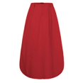 thumbnail image 2 of ZANZEA Ladies Skirts Elastic Waist Mid-Calf Length Side Pockets Skirts, 2 of 3