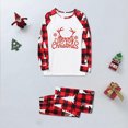 thumbnail image 2 of Pisexur Christmas Pajamas for Family Add Festive Atmosphere Family Christmas Pjs Matching Sets Reindeer and Snowflake Patterned Sleepwear Xmas PJS Set for Couples and Kids Christmas Pajamas, 2 of 5