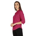 thumbnail image 3 of Inkmeso Stylish Mandarin Collar Top For Women Casual Solid Relaxed-Fit Zipper Front Tunic, 3 of 7
