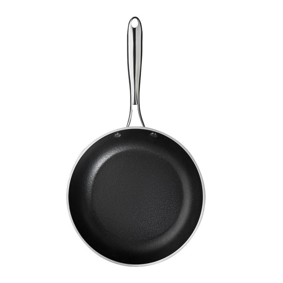 Poêle à frire Gotham Steel cuivre coulé 12 pouces antiadhésive avec manche froid compatible four et lave-vaisselle.