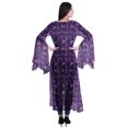 thumbnail image 4 of Moomaya Cardigan Long en Georgette Imprimée pour Femmes, Vêtements de Plage, Cache-Maillot, 4 of 5