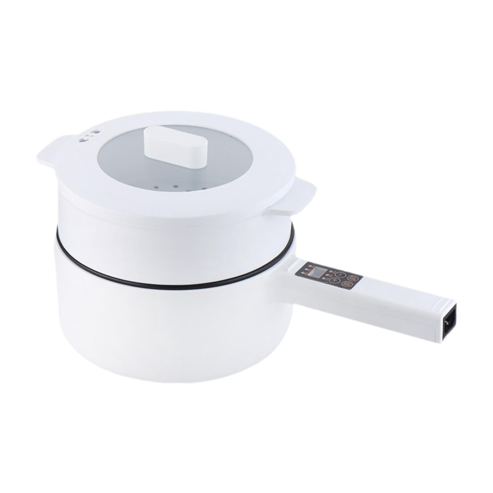 jifeng Pot de Cuisson Électrique Poêle Électrique Wok Cuiseur à Riz Portable pour Pâtes 2 Niveaux