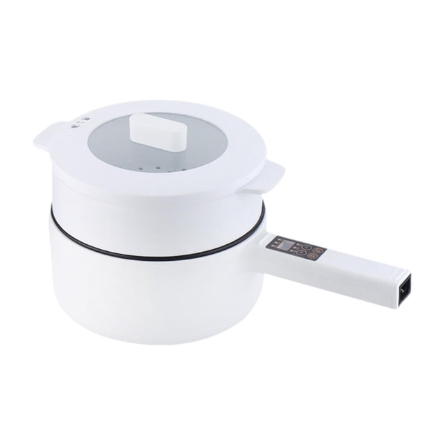 jifeng Pot de Cuisson Électrique Poêle Électrique Wok Cuiseur à Riz Portable pour Pâtes 2 Niveaux