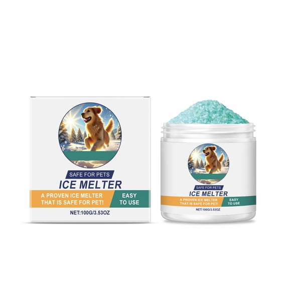 Panties for Women Ice Melt, Pet Safe Ice Melt, Snow Melter, Safer for Pets, Concrete, Effective to -35 F, 0.22 lb