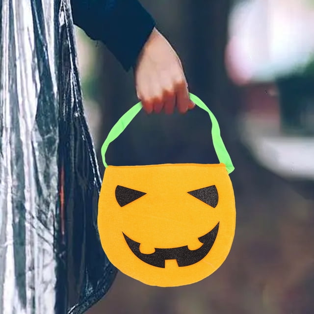 TIMIFIS Festive Decorative Halloween Gift Bags with Unique Designs Ideal for Trick or Treating Parties and Decorations Versatile and Easy to Carry Home Decoration