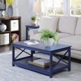 thumbnail image 2 of Pemberly Row Coffee Table in Blue Wood Finish, 2 of 5