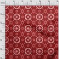 thumbnail image 3 of oneOone Cotton Poplin Red Fabric Geometric Sewing Craft Projects Fabric Prints By Yard 56 Inch Wide, 3 of 4