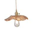 thumbnail image 4 of Xuanheng Flower Pendant Light Flower Glass Hanging Lamp for Bedside Coffee Restaurant Amber, 4 of 8