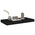 thumbnail image 5 of vidaXL Floating Wall Shelves 4 pcs Black 50x23x3.8 cm MDF, 5 of 5
