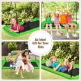thumbnail image 4 of Goplus 700lb Giant 60'' Platform Tree Swing Outdoor w/ 2 Hanging Straps Green, 4 of 9