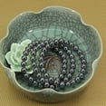 thumbnail image 5 of Bracelet Extensible Unisexe en Perles Rondes de 8 mm en Jaspe Térahertz Naturel 7 Pouces, 5 of 5