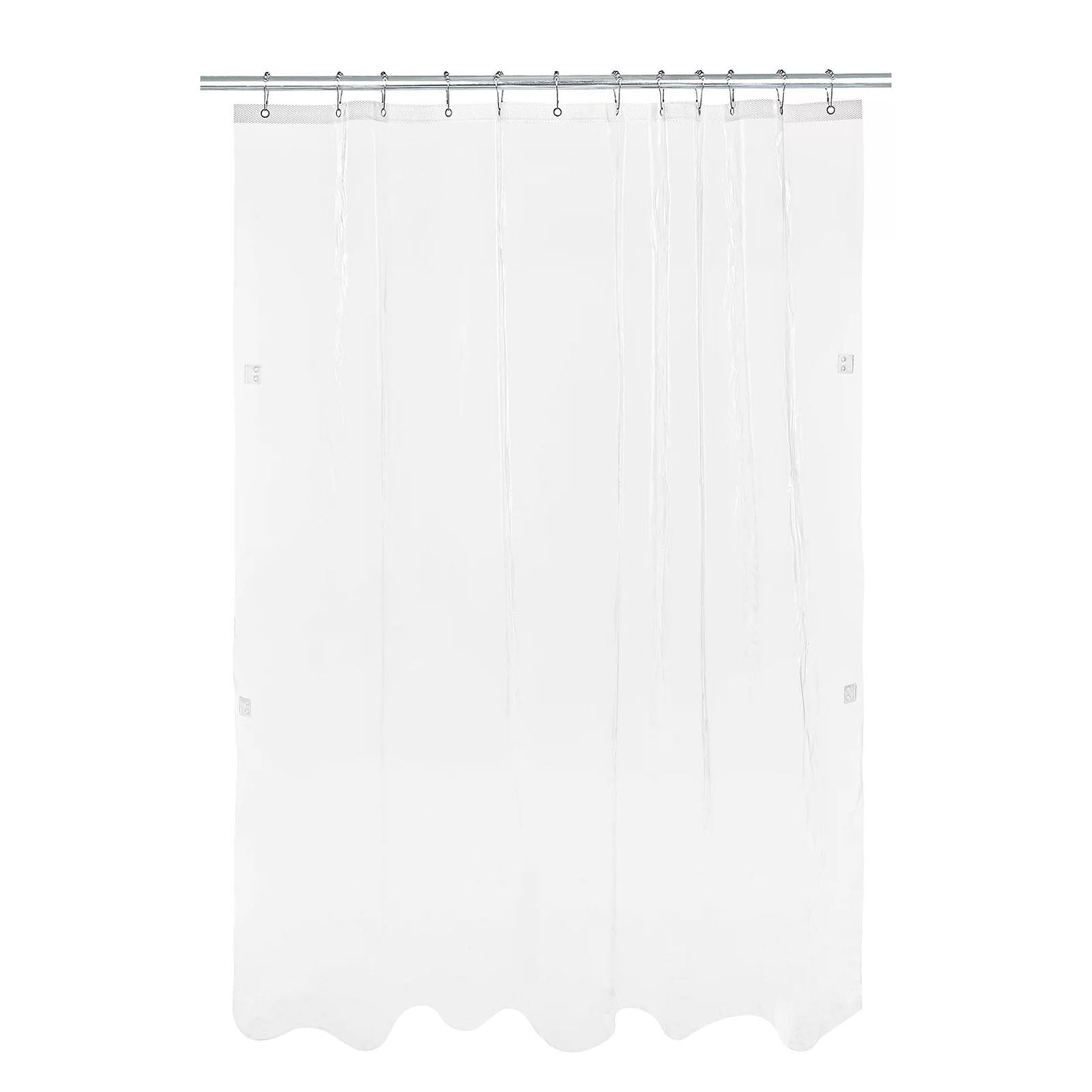 Hearth & Gear Transparent Shower Curtain Partition Curtain Shower Curtain Coral , Mint And Polyester Shower Curtain Liner Shower Curtain for Bathroom Window Neutral Shower Curtains for Bathroom Shower