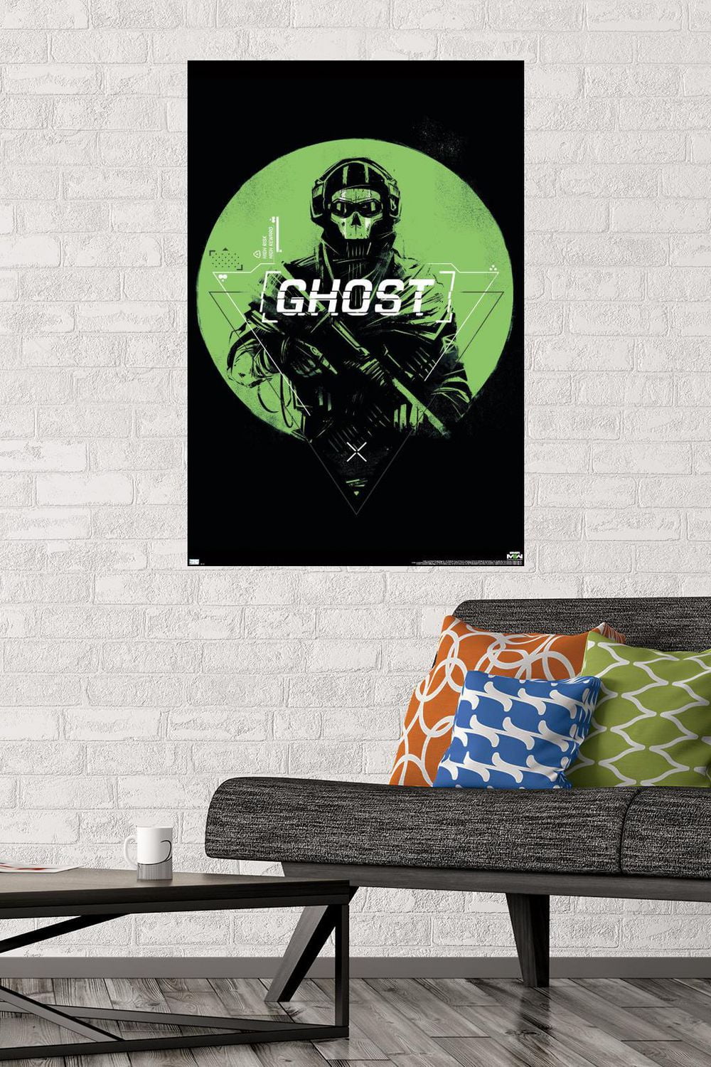 Call of Duty: Modern Warfare 2 - Ghost Emblem Wall Poster