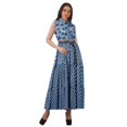 thumbnail image 1 of Moomaya Robe d'Été Sans Manches Chemise à Boutons Tenues Décontractées Femmes Grande Taille, 1 of 4