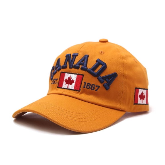 2025 Casquette de Baseball Canada Casquette de Poireau Canada Journée Casquette Brodée Feuille d'Érable Rangement pour Casquettes de Baseball Drapeau Suspendu Casquette Ajustable