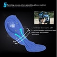 thumbnail image 4 of Ensemble Court de Maillot de Cyclisme pour Homme Respirant à Fermeture Éclair Intégrale Rembourré 3D, 4 of 6