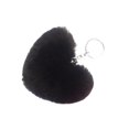 thumbnail image 2 of Heart Shape Hair Pendant Handbag Decor Keychain Key Buckle Ring Shoulder Bag Hanging Ornaments, 2 of 4
