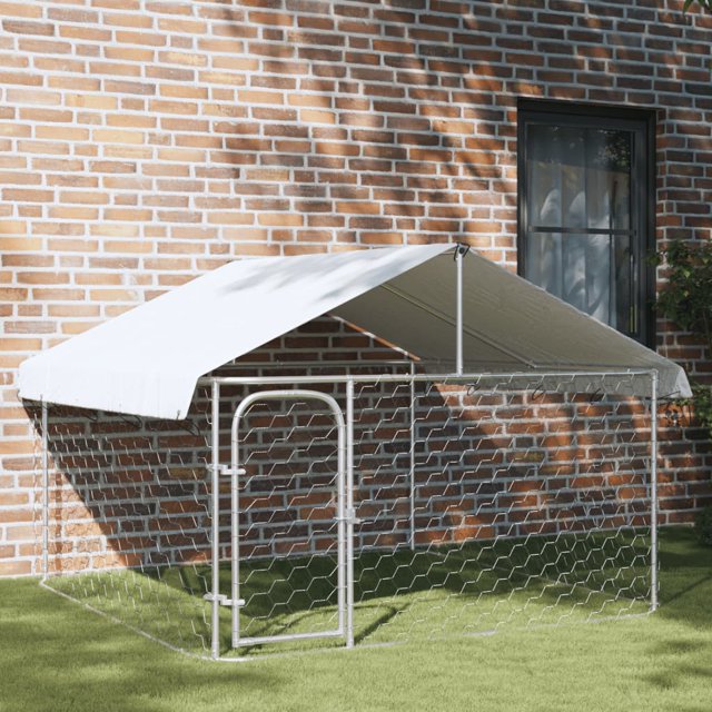 vidaXL Chenil Extérieur pour Chien avec Toit 200x200x150 cm