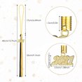 thumbnail image 1 of Tassel Decoration Hanging Date Drop Tassel Pendant Polyester Tassel Pendant Graduation Cap Drop Prop, Gold and Black, 1 of 9