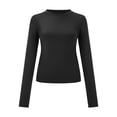thumbnail image 4 of Cathalem Hauts pour Femmes Graphique Manches Courtes Hauts T-Shirt de Vacances, Noir G, 4 of 4