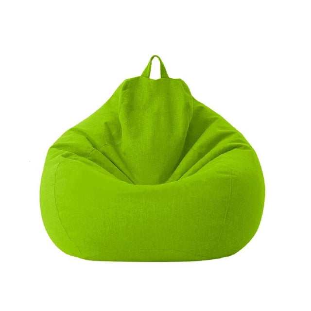 Faithtur Solid Color Lazy Sofa Cover, No Filler Bean Bag Covers with Handle