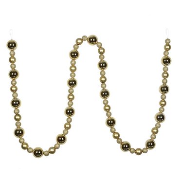 Vickerman N181738 Garland de Balle Assortie au Champagne de 9 Pieds