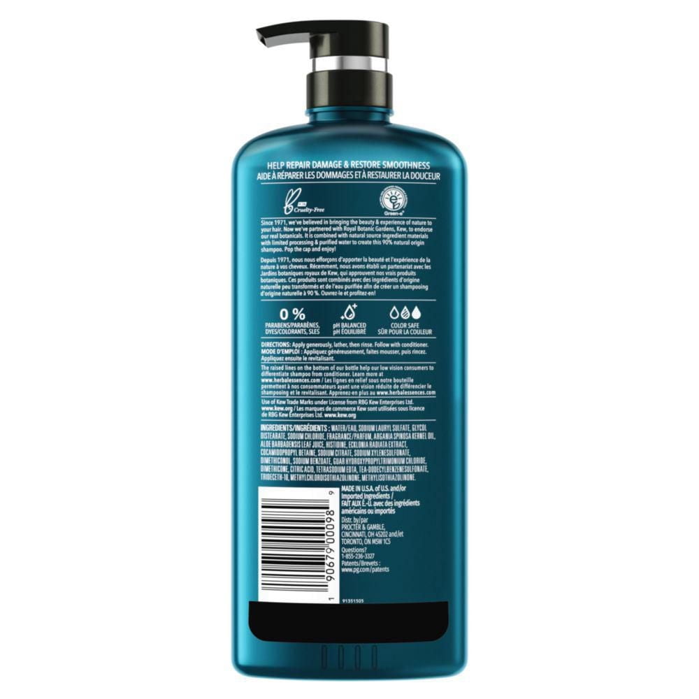 Shampooing sans parabènes Herbal Essences Répare + renforce à l’huile d’argan, 600 mL