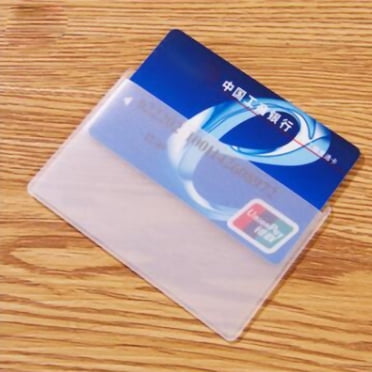 Card Protector Sleeve,Transparent Card Holder PVC Vertical Clear Card Holder Card Holder Stylish and Modern