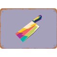 thumbnail image 1 of Cool Kitchen Knife Popart Weapons Retro Vintage Decorative Metal Tin Sign 8x12 Inch, 1 of 4