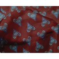 thumbnail image 4 of oneOone Silk Tabby Fabric Floral Block Print Sewing Fabric BTY 42 Inch Wide, 4 of 4
