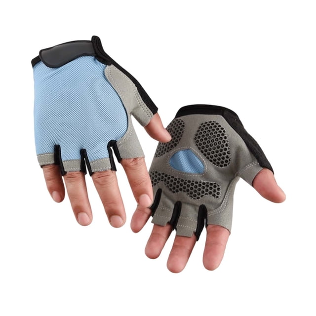 Kids Half Finger Sports Gloves for Outdoor Cycling Exercise Riding Biking Climbing and Active Play
