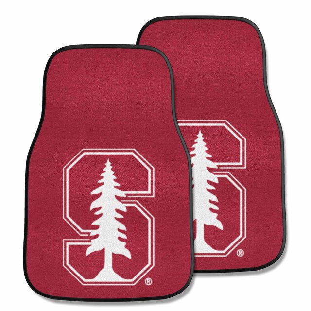 Sports Licensing Solutions, LLC 5320 Stanford 2-pc Carpeted Car Mats 17"x27"
