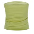 thumbnail image 3 of Kcodviy Slim Fit Tank Top Knit Tube Top Hottie inside with Strapless Metallic Halter Top Strapless Wrap Top Tube Top and Shorts Set Satin Crop Tops Pack of Tube Tops, 3 of 5